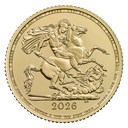 Half Sovereign Charles III Gold Coin 2026