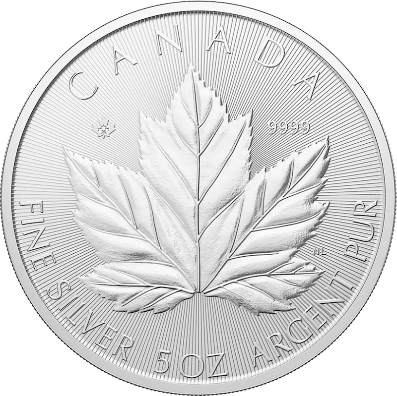 Maple Leaf 5oz Silver Coin 2026