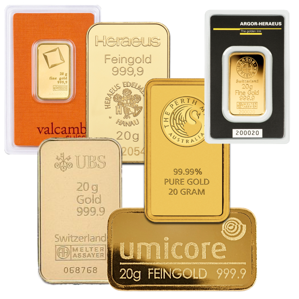 20 Grams Gold Bar | LBMA certified