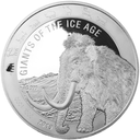 Ice Age Giants - Mammoth 1kg Silver Coin 2019 | margin scheme