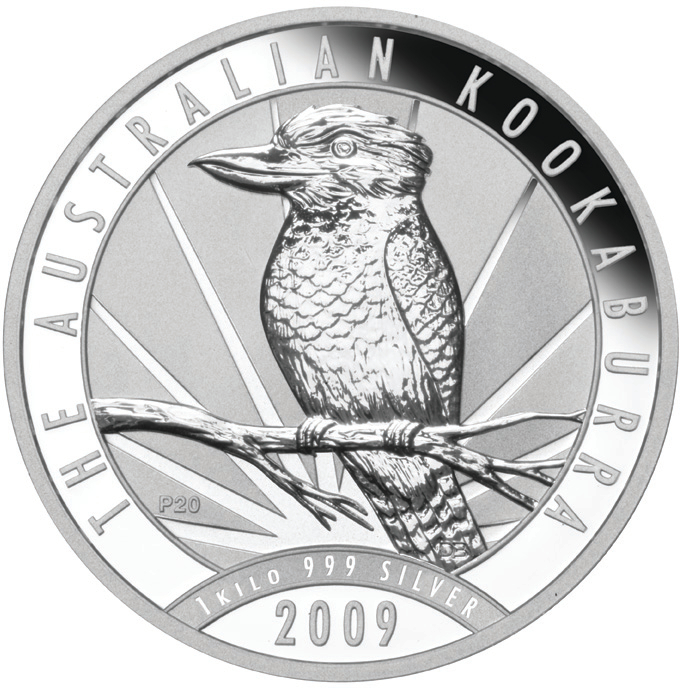 Kookaburra 1kg Silver Coin 2009 | margin scheme