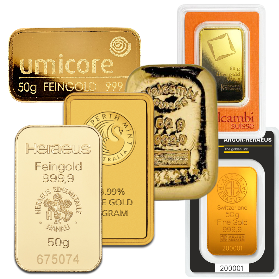 50 Grams Gold Bar | LBMA certified