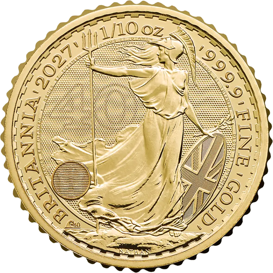 Britannia 1/10oz Gold Coin 2027