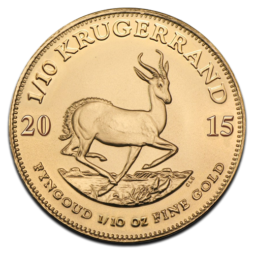 Krugerrand 1/10oz Gold Coin 2015