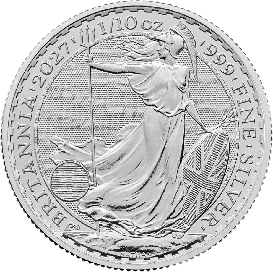 Britannia 1/10oz Silver Coin 2027