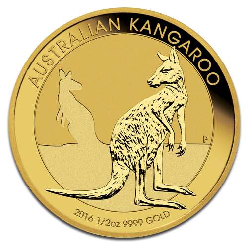 Kangaroo 1/2 oz Gold Coin 2016