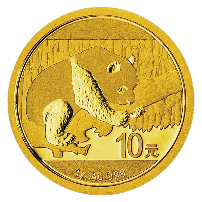 China Panda 1g Gold Coin 2016