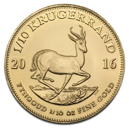 Krugerrand 1/10oz Gold Coin 2016