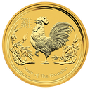 Lunar II Rooster 1/10oz Gold Coin 2017