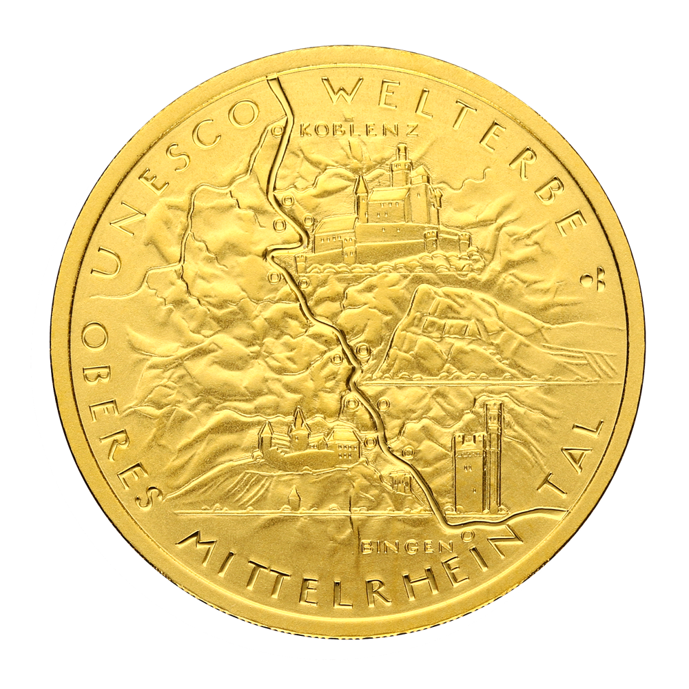 100 Euro Upper Rhein Valley 1/2oz Gold Coin 2015 | Germany
