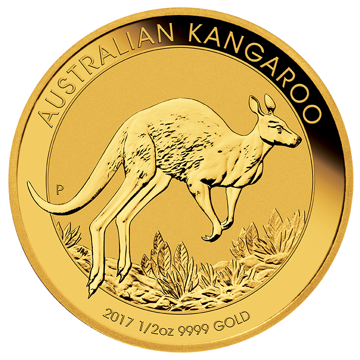 Kangaroo 1/2 oz Gold Coin 2017