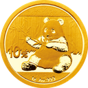 China Panda 1g Gold Coin 2017