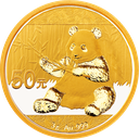 China Panda 30g Gold Coin 2017