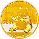 China Panda 15g Gold Coin 2017