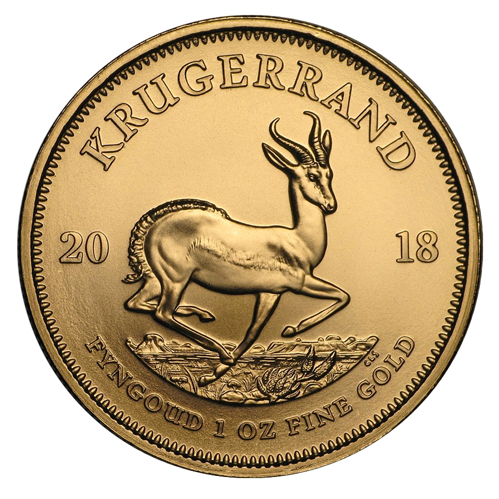 Krugerrand 1oz Gold Coin 2018