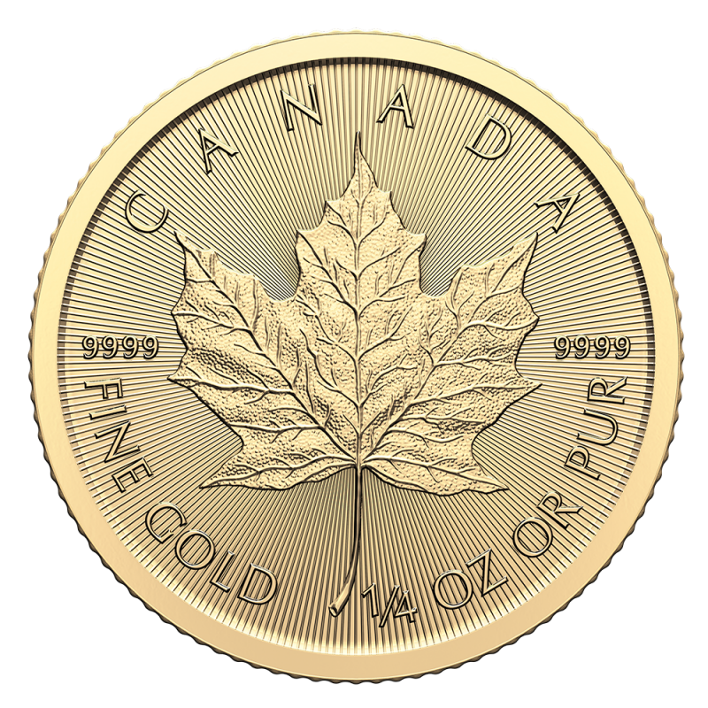 Maple Leaf 1/4oz Gold Coin 2017