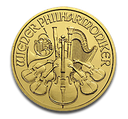 Vienna Philharmonic 1/4oz Gold Coin different years