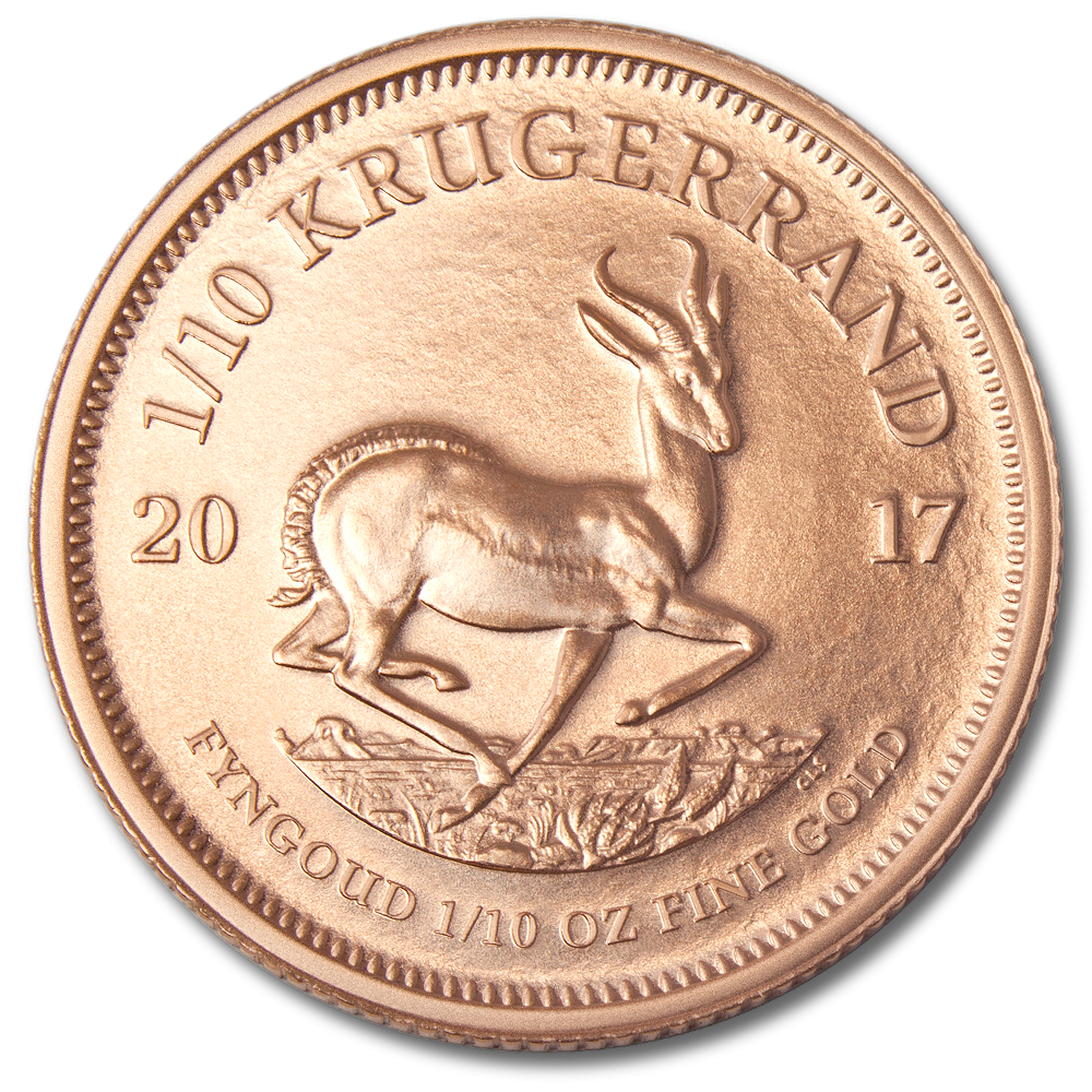Krugerrand 1/10oz Gold Coin 2017