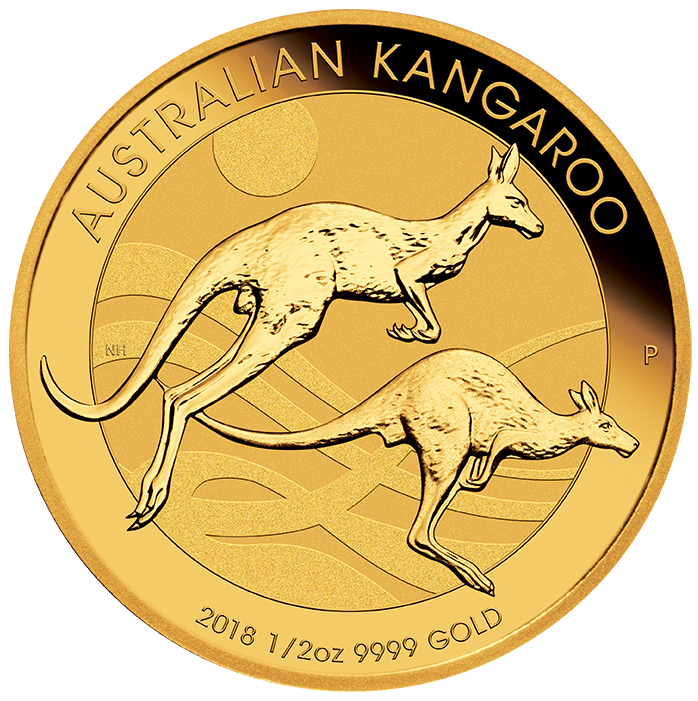 Kangaroo 1/2 oz Gold Coin 2018