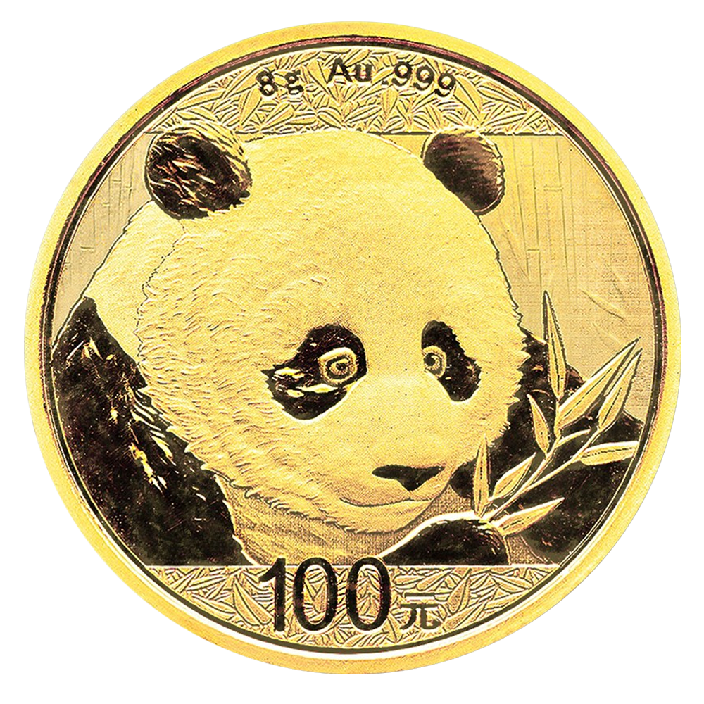 China Panda 8g Gold Coin 2018