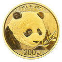 China Panda 15g Gold Coin 2018