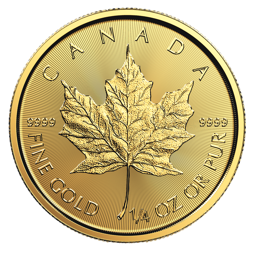 Maple Leaf 1/4oz Gold Coin 2018
