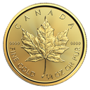 Maple Leaf 1/4oz Gold Coin 2018