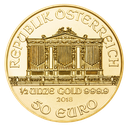 Vienna Philharmonic 1/2oz Gold Coin 2018