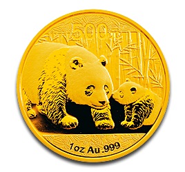 China Panda 1oz Gold Coin 2011