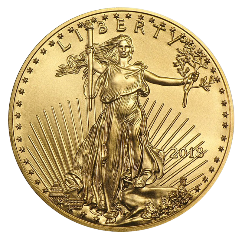 American Eagle 1/10oz Gold Coin 2018
