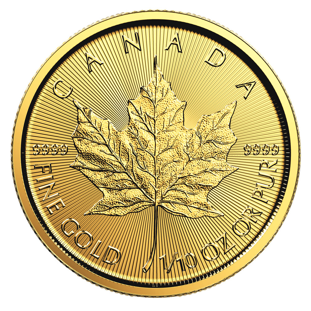 Maple Leaf 1/10oz Gold Coin 2018