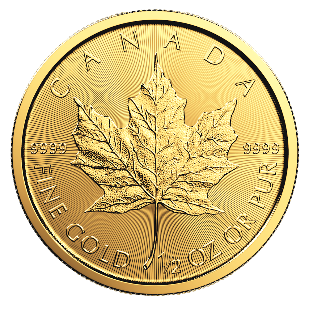 Maple Leaf 1/2oz Gold Coin 2018