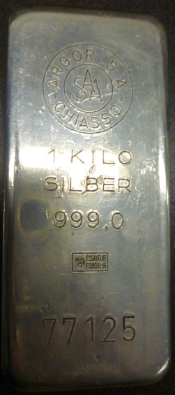5kg Silverbar Heraeus