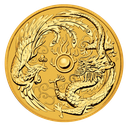 Australian "Chinese Myths & Legends" Dragon and Phoenix 1oz Gold Coin 2018