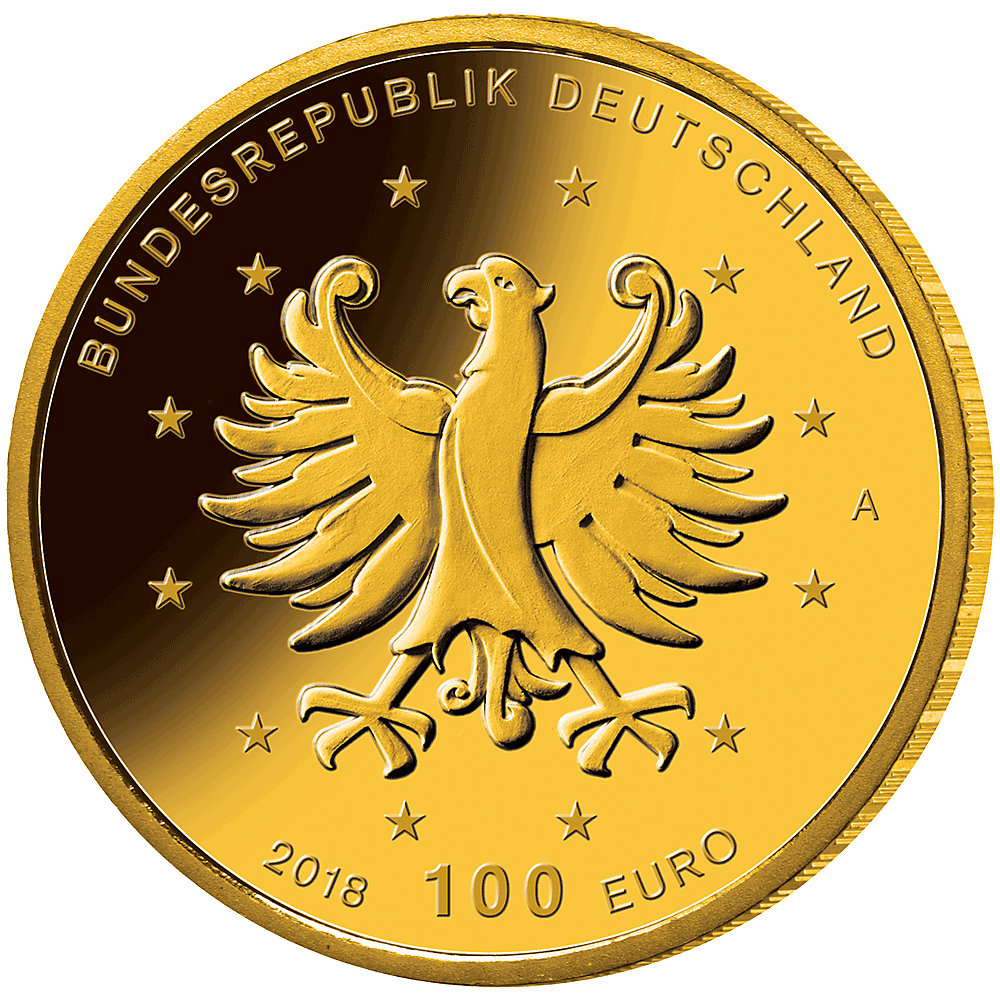 100 Euro Castles Augustusburg and Falkenlust 1/2oz Gold Coin 2018 | Germany (A)