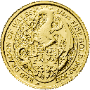 Queen's Beasts Dragon 1/4oz Gold Coin 2017