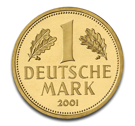 1 Goldmark Gold Coin 2001 Germany | Mintmark G