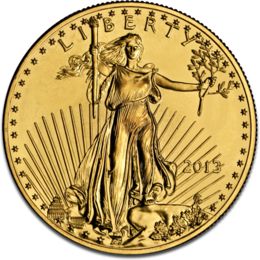 American Eagle 1oz Gold Coin 2013