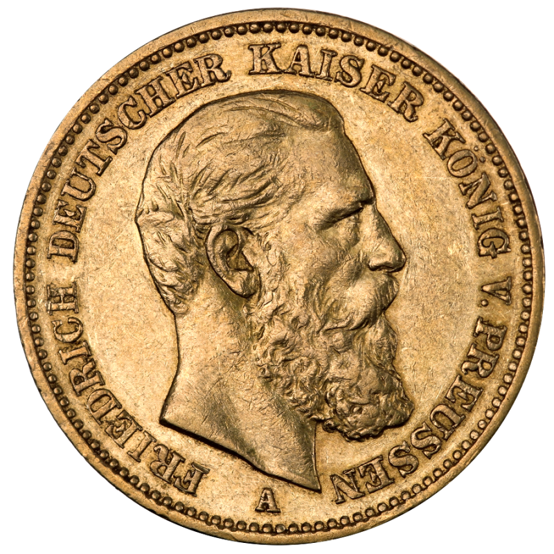 20 Mark Emperor Friedrich III. Gold Coin | 1888 | Prussia