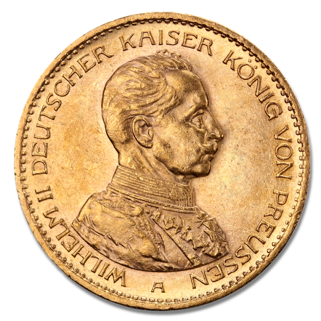 20 Mark Kaiser Wilhelm II. Uniform Gold Coin | Prussia