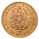 10 Mark King Karl Wuerttemberg Gold Coin | 1864-1891