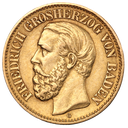 10 Mark Grandduke Friedrich I. Gold Coin | Baden | 1872-1888
