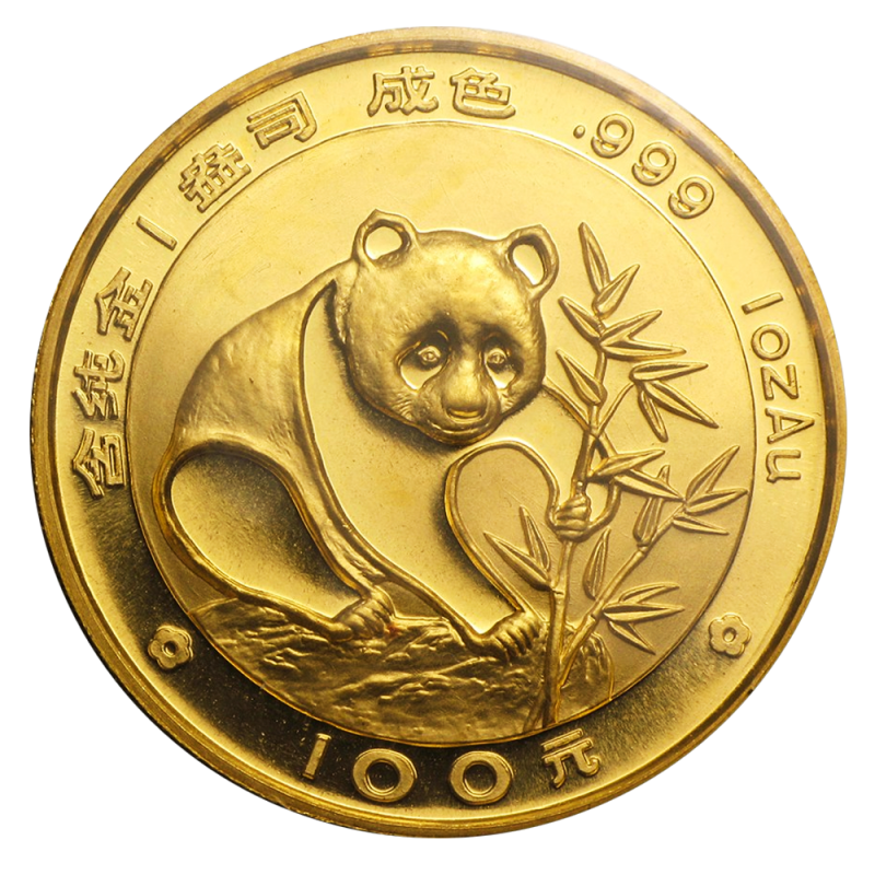 China Panda 1oz Gold Coin 1988