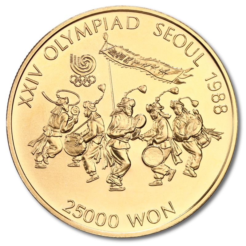 Olympics Seoul 1/2oz Gold Coin 1988 | Music Group