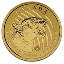 Call of the Wild "Growling Cougar" 1oz Gold Coin 2015 | .9999