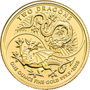 Two Dragons 1oz Gold Coin 2018