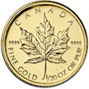 Maple Leaf 1/20oz Gold Coin | different years