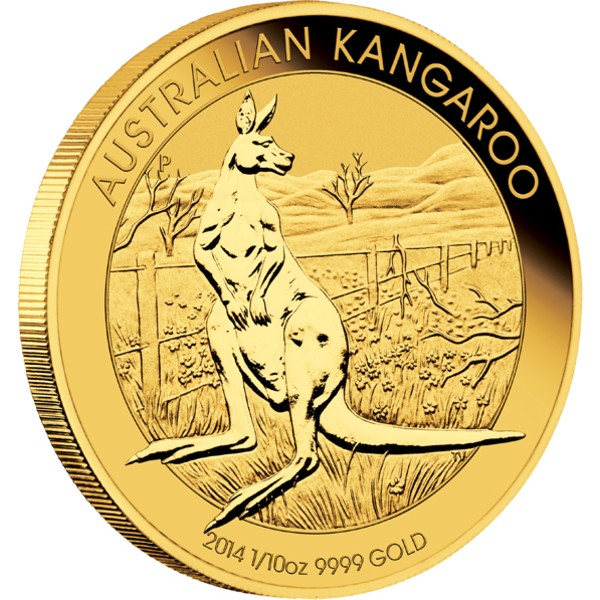 Kangaroo 1/10oz Gold Coin 2014