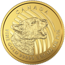 Call of the Wild "Growling Cougar" 1/10oz Gold Coin 2016 | .99999