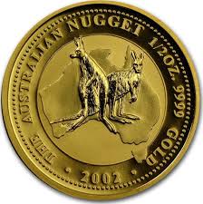 Nugget/Kangaroo 1/2oz Gold Coin 2002
